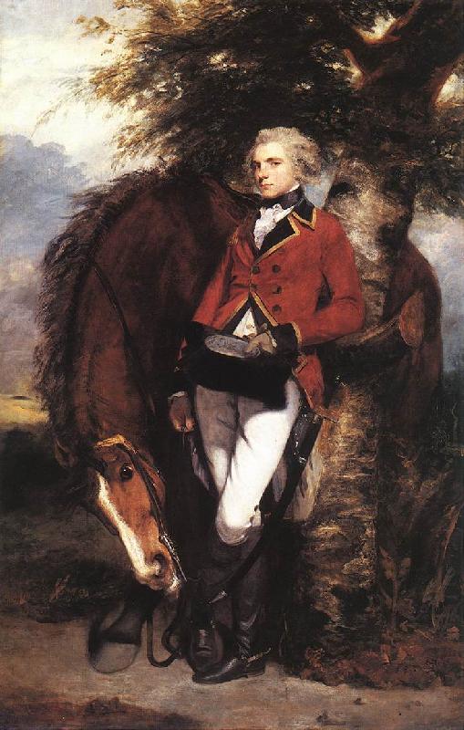 REYNOLDS, Sir Joshua Colonel George K. H. Coussmaker, Grenadier Guards oil painting image